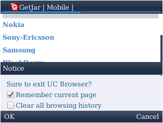 Uc browser para blackberry curve 9320