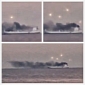 UFOs Recorded over Smoking Ship Could Be F-35 Jets – Video