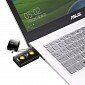 USB DAC with Headphone Amplifier for Laptops Looks like a Flash Drive