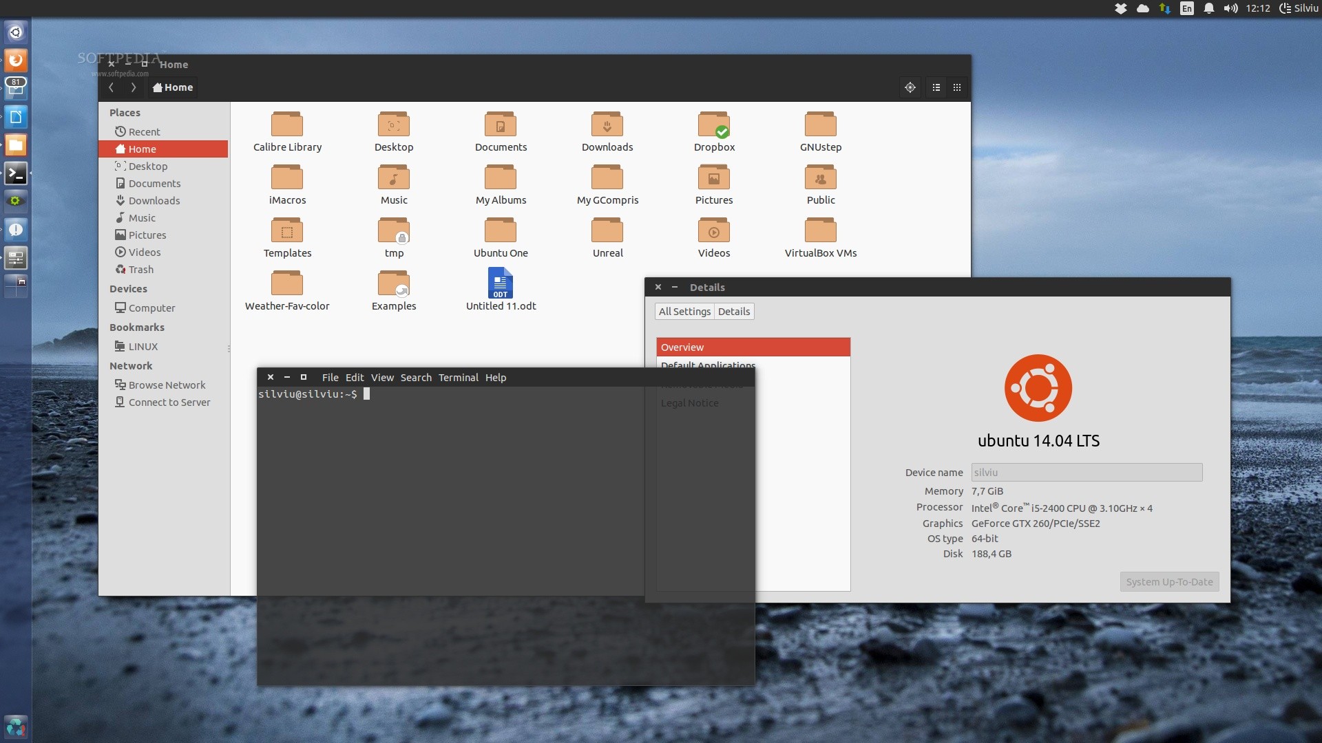 download ubuntu 14.04 with python subprocess