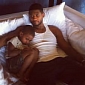 Usher Thanks Men Who Saved His Son, Raymond V