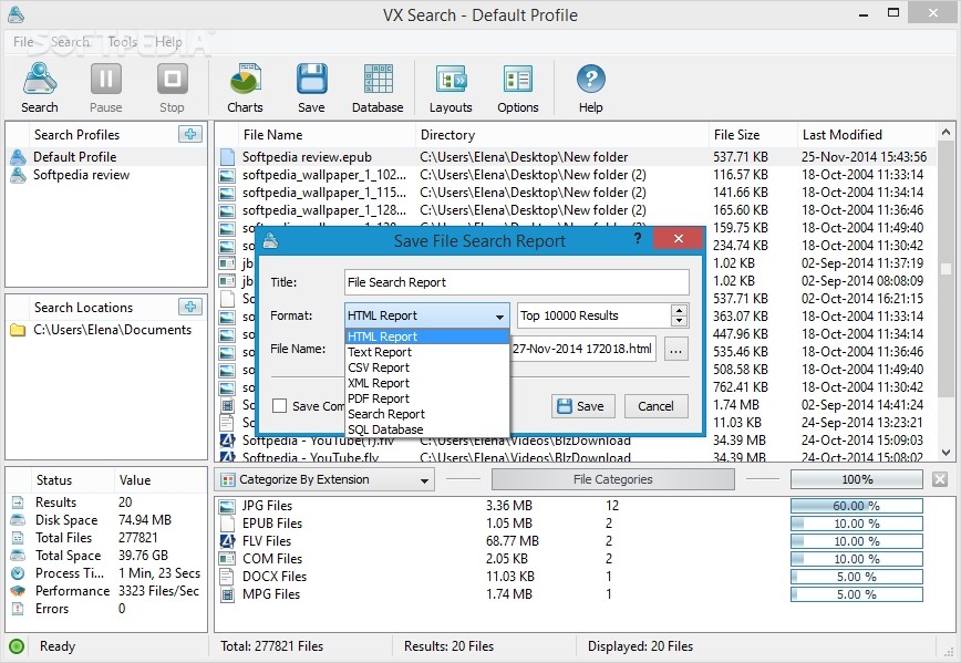 VX Search Pro / Enterprise 15.2.14 for mac download