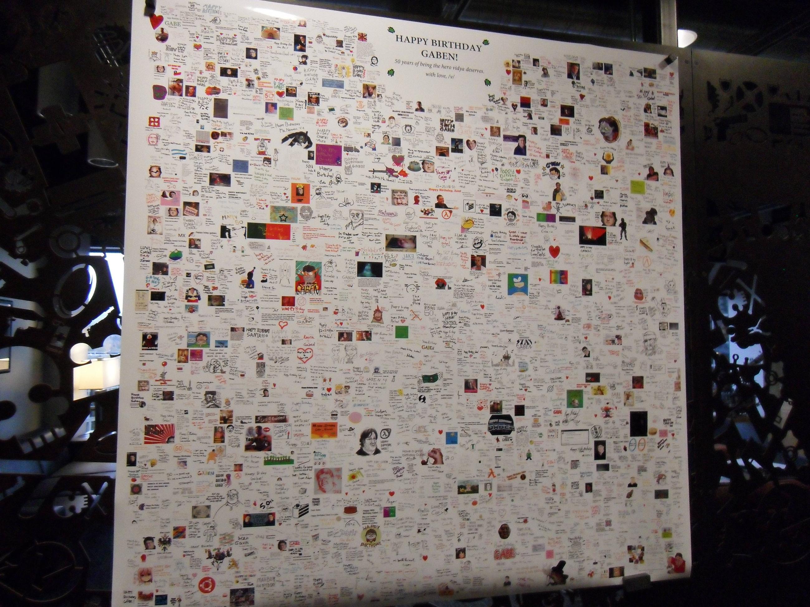 Valve’s Gabe Newell Gets Giant Birthday Card from 4chan.