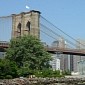 Vandals Scale Brooklyn Bridge, Plant White Flags on Its Towers
