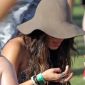 Vanessa Hudgens Photographed with Mysterious White Substance at Coachella