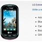 Verizon Debuts LG Extravert for $110 (80 EUR) on Prepaid