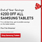 Verizon Year-End Promo Slashes $200 / €145 Off Select Samsung Tablet Models