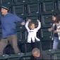 Video of Dad Dancing with Daughters at Stadium Goes Viral