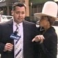 Viral of the Day: Erykah Badu Crashes Shia LaBeouf News Report, Makes Obscene Gesture