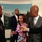 Viral of the Day: Michelle Obama Videobombs NBA Players at the White House