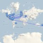 Virtual Earth Swine Flu Map