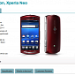 Vodafone UK to Exclusively Launch the Red Xperia neo