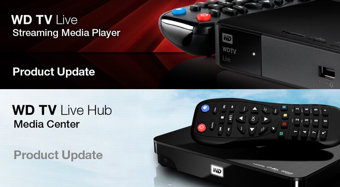 WD's TV Live and Live Hub New Firmware Versions – Download Now