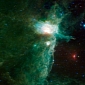 WISE Sees Incandescent Candle-like Nebula