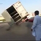 Watch How to Make a Truck Flip Using Tires