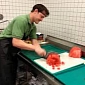 Watch: Man Slices Watermelon in Under 30 Seconds