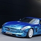 Watch: Mercedes-Benz's SLS AMG Coupe Electric Drive Greets the Public