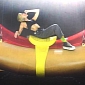 Miley Cyrus Channels Her Inner Cowgirl As She Rides a Giant Hot Dog