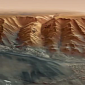 Watch: Simulated Fly-Through Lets People Explore Mars' Largest Canyon