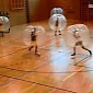 Watch a Stage of a Bubble Soccer Tournament
