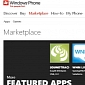 Web Windows Phone Marketplace Now Live