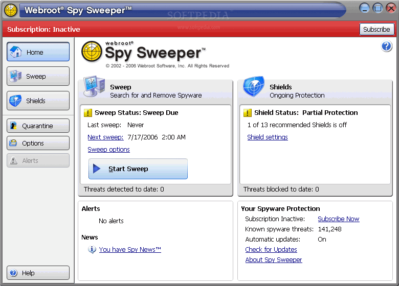 webroot antivirus with spysweeper