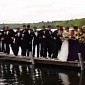 Wedding Party Plunges into Lake As Wooden Pier Collapses – Video
