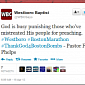 Westboro Baptist Tweets on Boston Marathon Bombings, Announces Picket