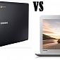 What's the Difference: Samsung Chromebook 2 13.3-Inch vs. Toshiba Chromebook