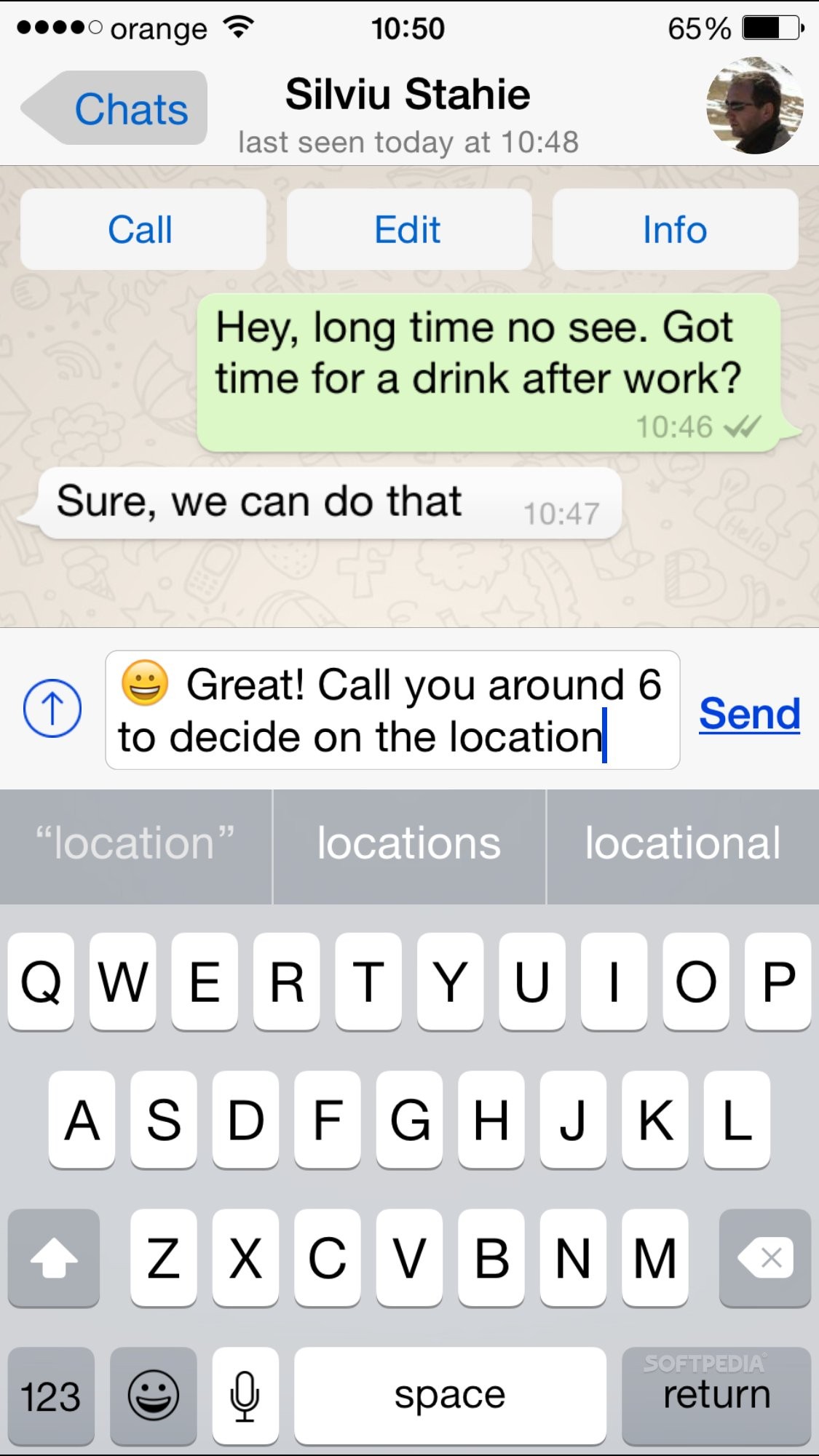 WhatsApp Is Barely Usable on iPhone 6 Plus - Gallery