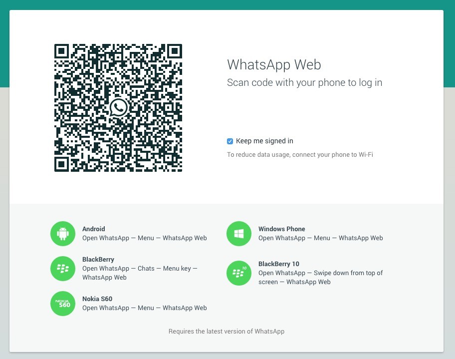 whatsapp login online with phone number