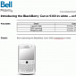 White BlackBerry Curve 9360 Headed to Bell