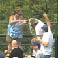 Wife Douses Husband with Beer After He Spills Some on Her at Ball Game