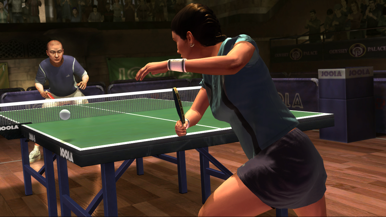 Wii, Rockstar, Rockstar Games presents Table Te, Tennis, Wii Remote.