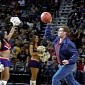 Will Ferrell Disrupts Basketball Game, Hits Cheerleader in the Face – Video