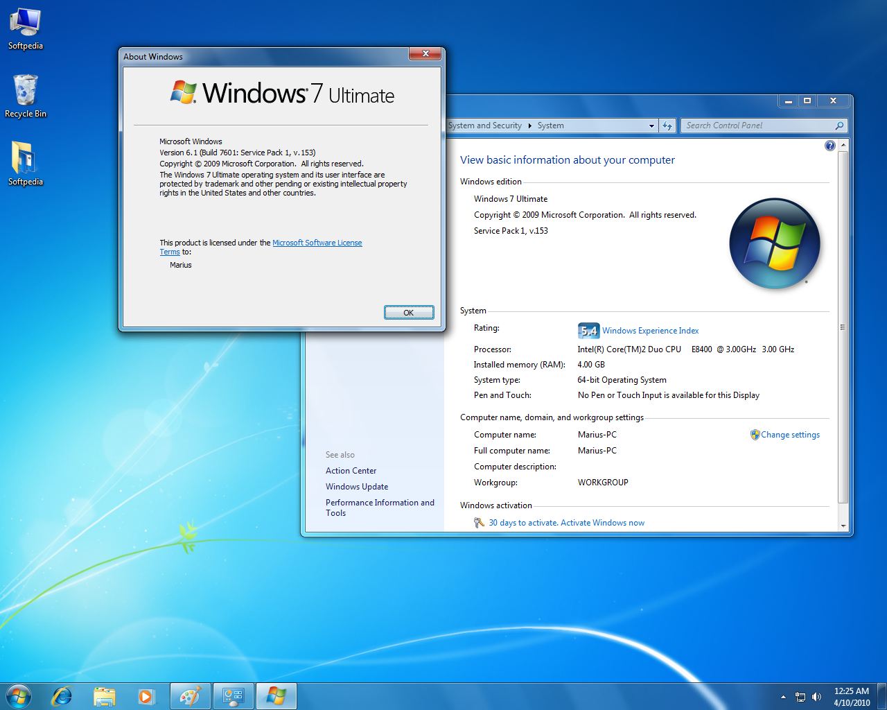Microsoft windows 7 build 7601 not genuine
