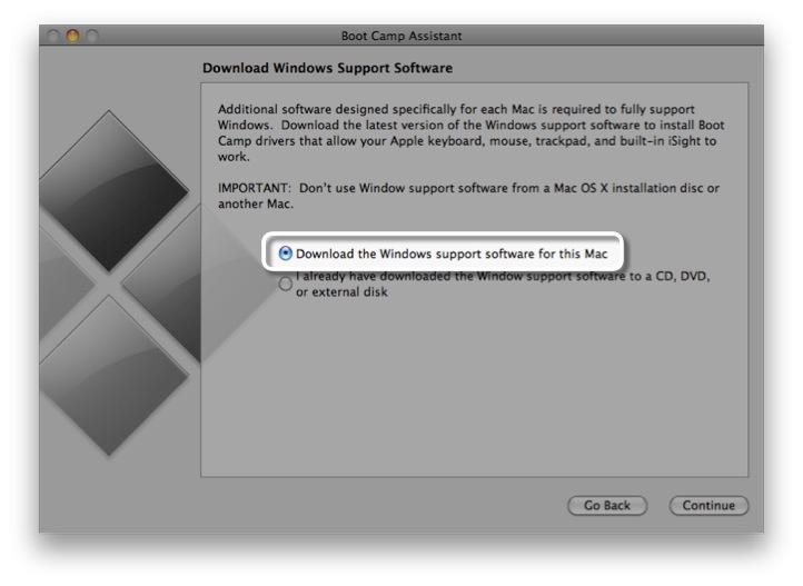 Mac Bootcamp Download Windows Support Software