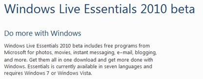 windows live essentials wave 4 download
