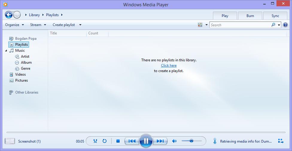 Windows Media Player For Windows 8 Pro N Er