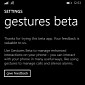 Windows Phone Receives Support for New Gestures