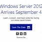 Windows Server 2012 Generally Available on September 4th, Now RTM