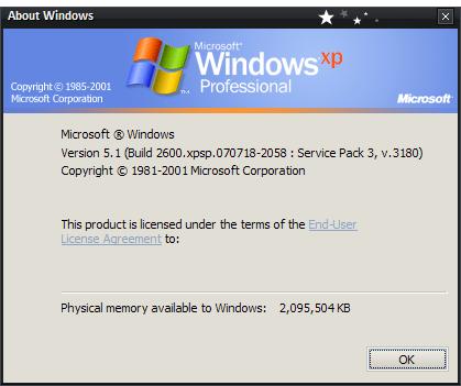 microsoft windows xp service pack 4