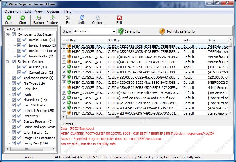 Wise Registry Cleaner Pro 11.0.3.714 for windows download