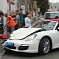 Woman Crashes Porsche Seconds After Leaving the Showroom