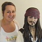Woman Makes Life-Size Cake of Johnny Depp as Cpt. Sparrow – Video