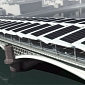 Work on the World's Largest Solar Bridge Is Half Completed