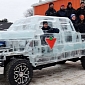 World's First Drivable Ice Truck Built by Canadian Tire Company