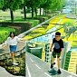 World's Largest and Longest 3D Street Painting Created in China