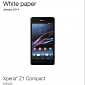 Xperia Z1s and Xperia Z1 Compact White Papers Now Available