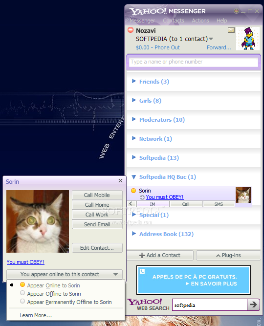 Yahoo Messenger Rolls out Cat Emoticons